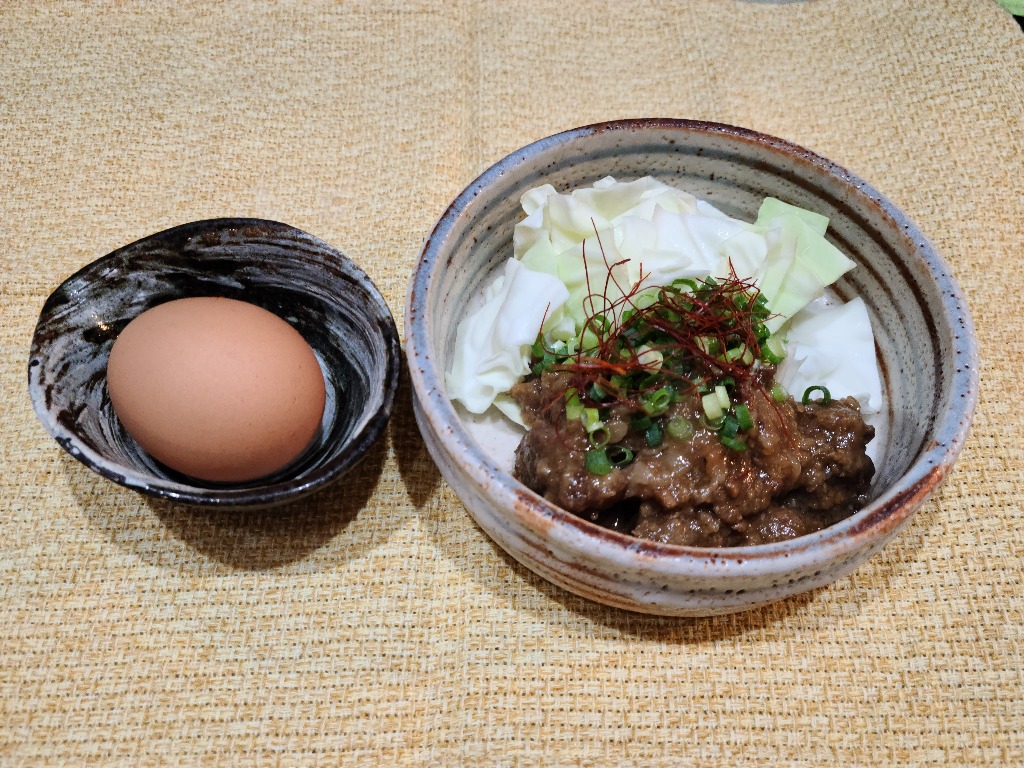 本日紹介は定番メニューの和牛どて煮です